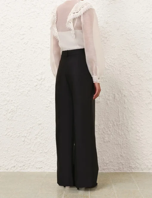 Crush Tuck Wide Leg Pant