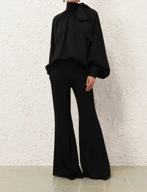 Crush Twill Flare Pant
