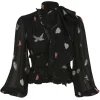 Crush V Neck Lace Blouse