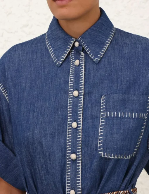 Denim Shirt Dress
