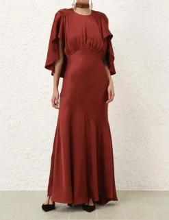 Eden Cascading Midi Dress