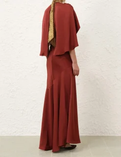Eden Cascading Midi Dress