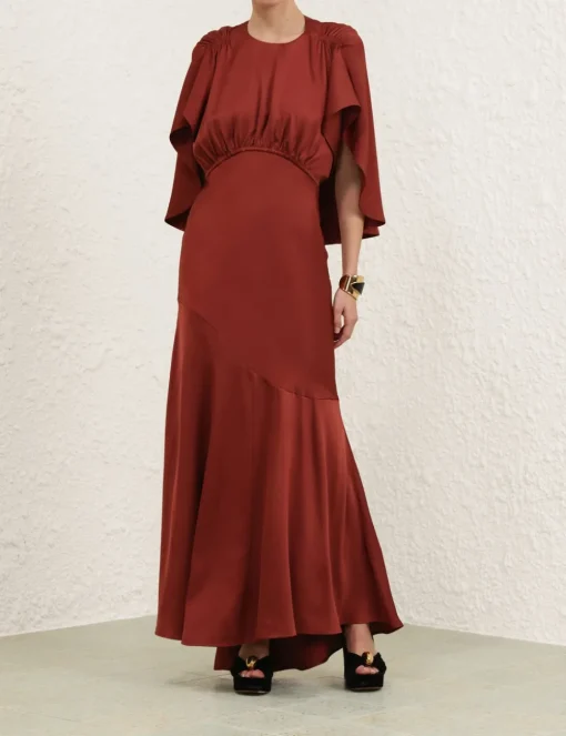Eden Cascading Midi Dress