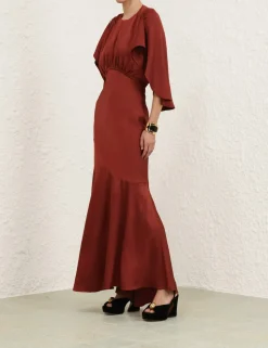 Eden Cascading Midi Dress