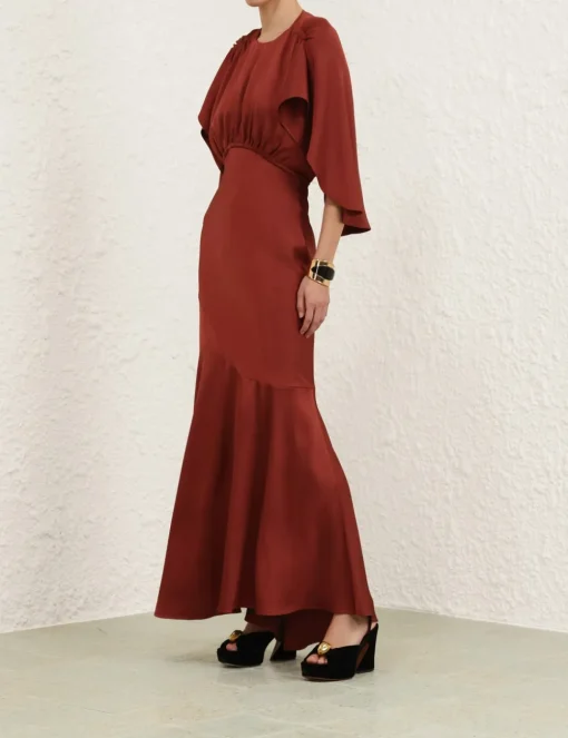 Eden Cascading Midi Dress