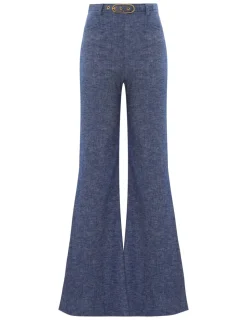 Eden Chambray Flare Pant