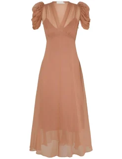 Eden Gather Sleeve Midi