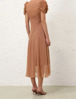 Eden Gather Sleeve Midi