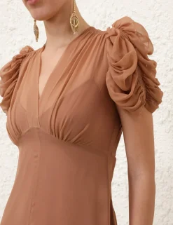 Eden Gather Sleeve Midi