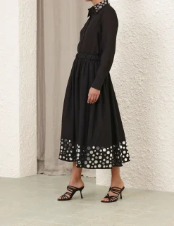 Eden Mirror Midi Skirt