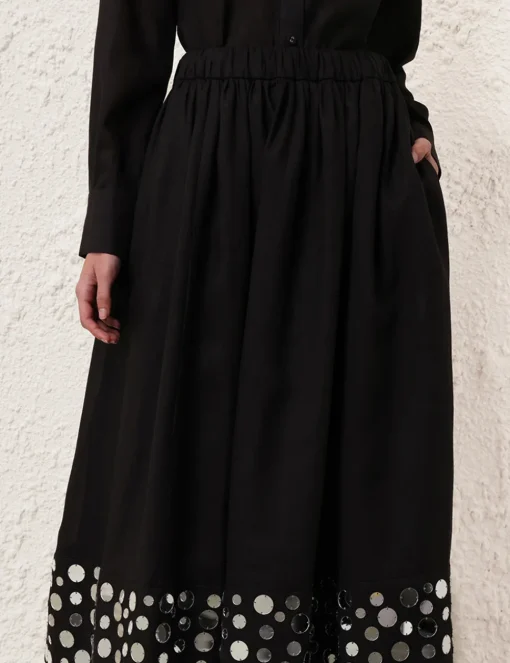 Eden Mirror Midi Skirt