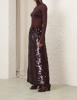 Eden Sequin Maxi Skirt