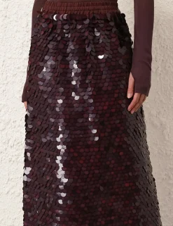 Eden Sequin Maxi Skirt