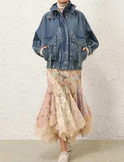 Eden Spliced Maxi Skirt