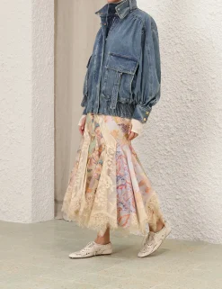 Eden Spliced Maxi Skirt