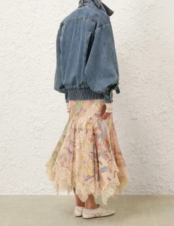 Eden Spliced Maxi Skirt