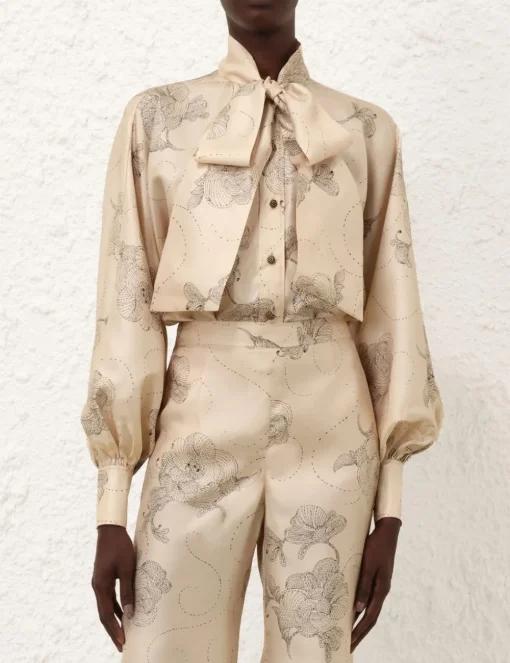Eden Tie Neck Blouse