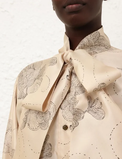 Eden Tie Neck Blouse