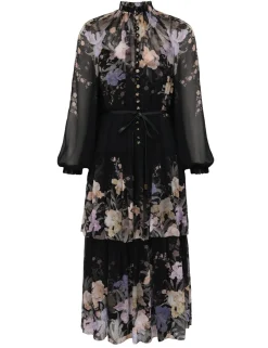 Eden Tiered Midi Dress