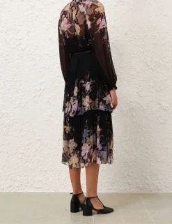 Eden Tiered Midi Dress