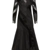 Eden V Neck Spliced Gown