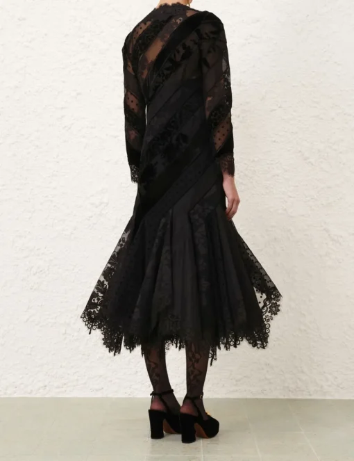 Eden V Neck Spliced Gown