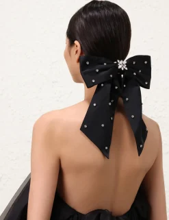 Embellished Bow Scrunchie