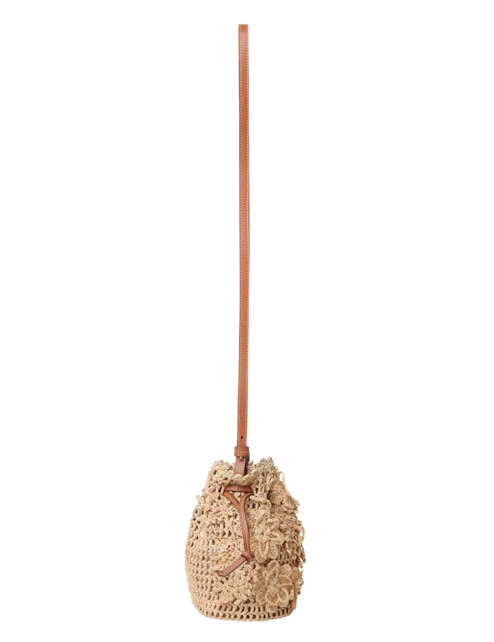 Floral Raffia Cross Body