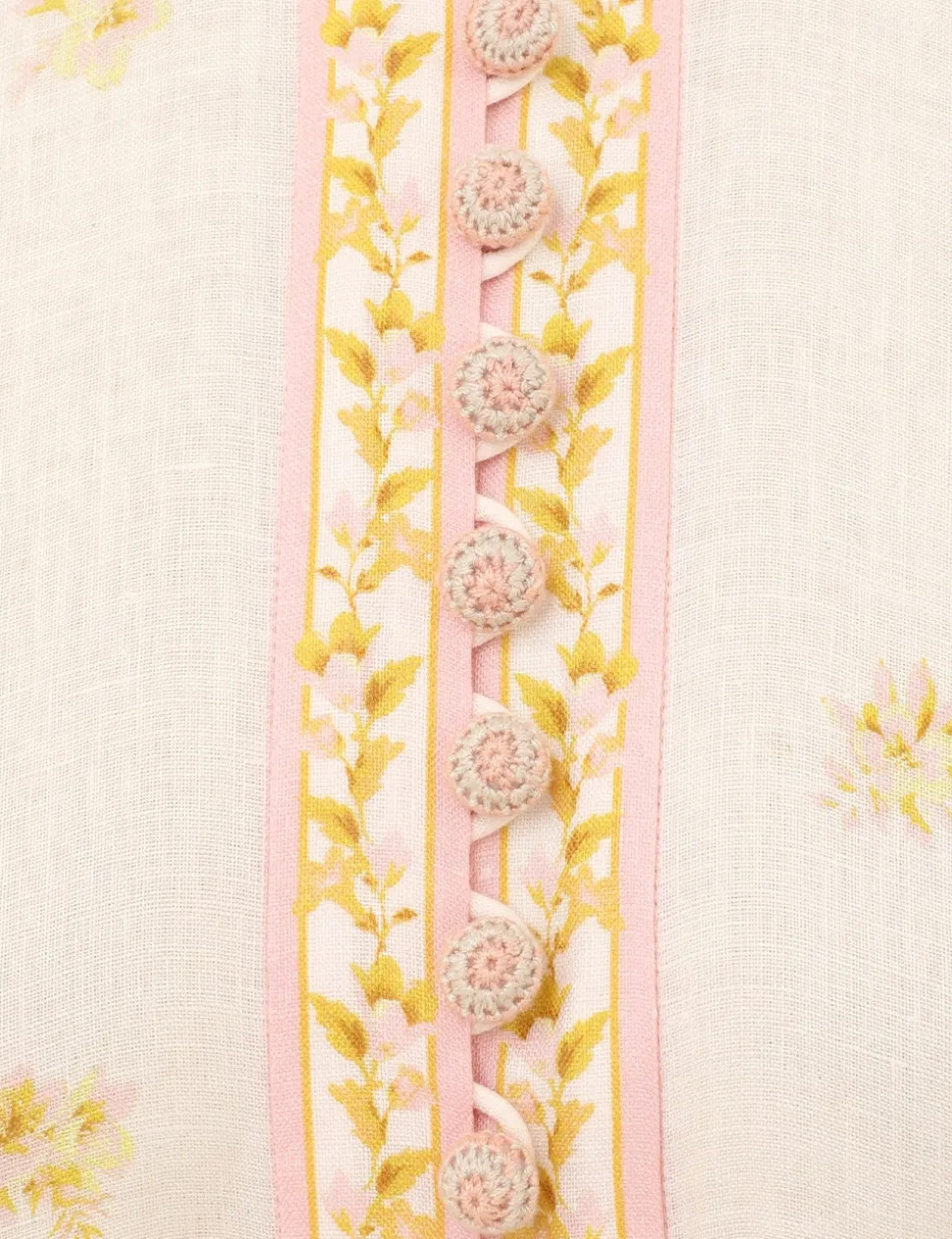 Golden Buttoned Mini Dress