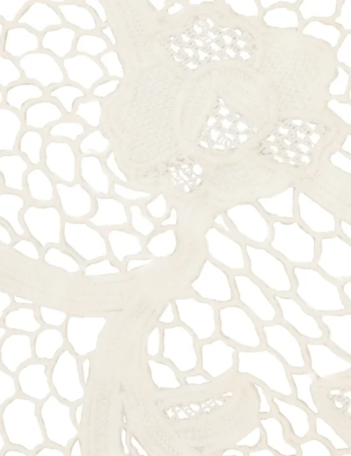 Golden Crochet Lace Top