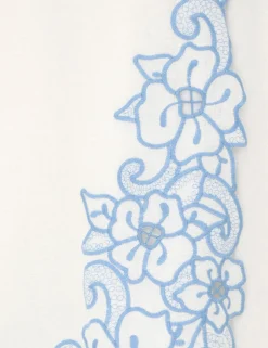 Golden Embroidered Mini Dress