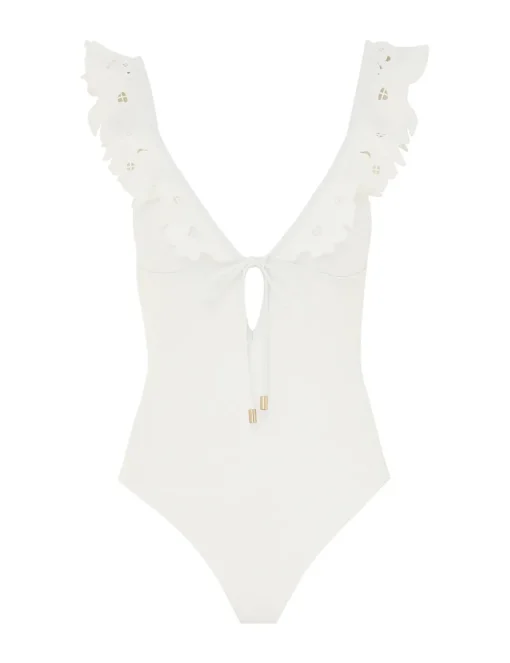 Golden Embroidery Frill 1PC