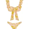 Golden Frill Neck Bikini