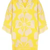 Golden Hooded Towel Mini Dress