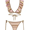 Golden Knit Wrap Bikini