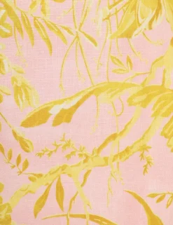 Golden Ruffle Mini Dress