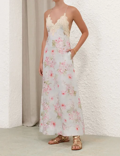Halliday A-line Maxi Dress
