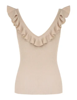 Halliday Frill V-Neck Top