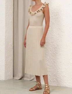 Halliday Frill V-Neck Top