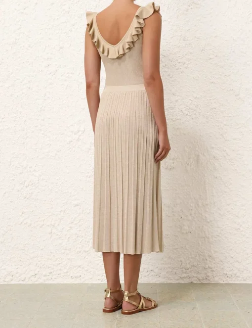 Halliday Frill V-Neck Top