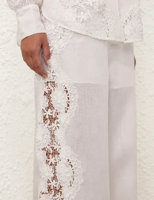 Halliday Lace Flower Pant