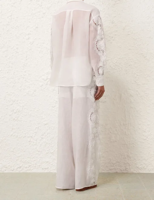 Halliday Lace Flower Pant