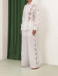 Halliday Lace Flower Pant