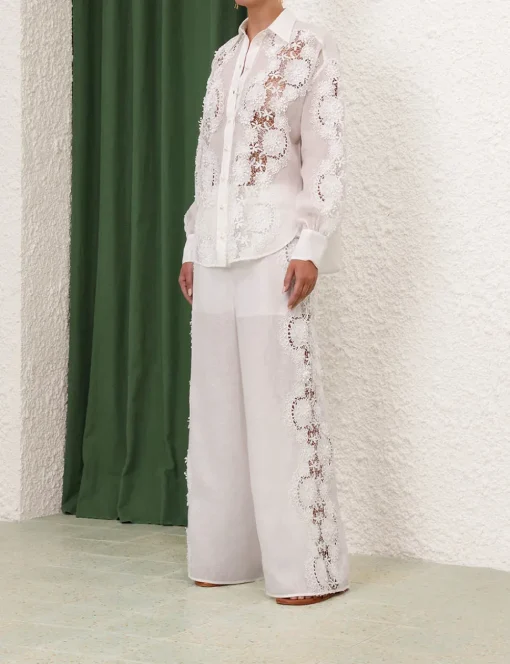 Halliday Lace Flower Pant