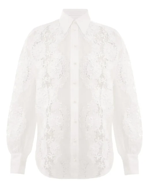 Halliday Lace Flower Shirt