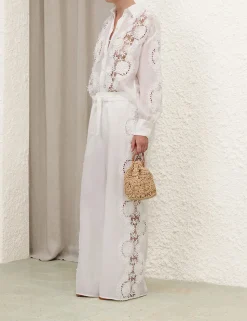 Halliday Lace Flower Shirt