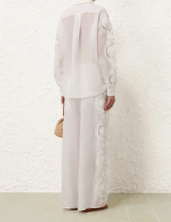 Halliday Lace Flower Shirt