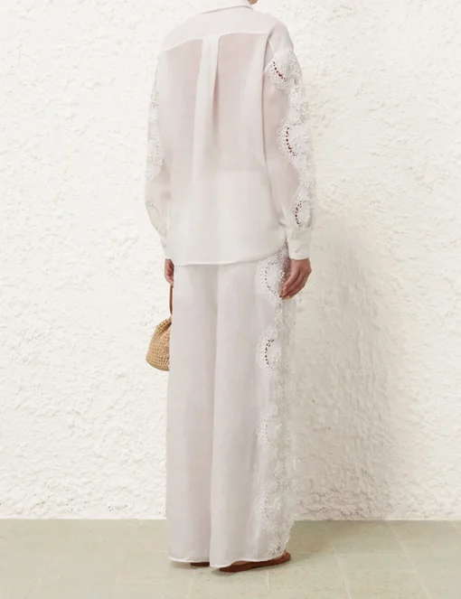 Halliday Lace Flower Shirt