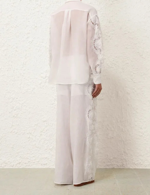 Halliday Lace Flower Shirt