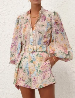 Halliday Lace Trim Shirt